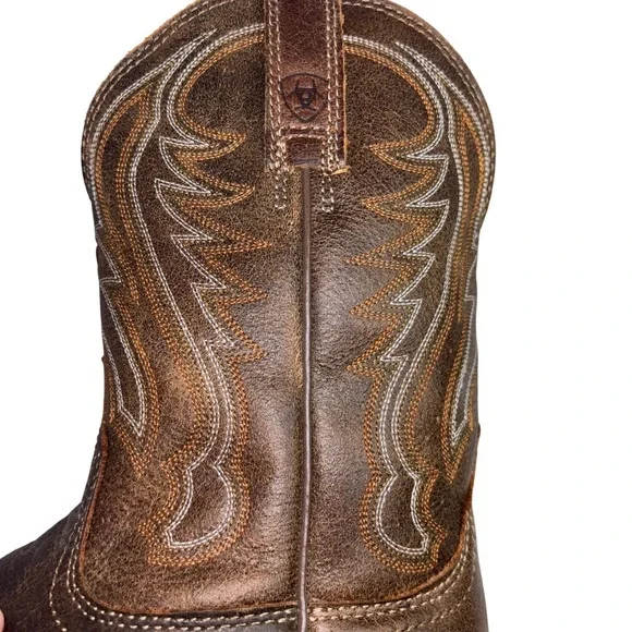 Ariat Cowboy Boots Men's US 7 D Style 10012787 Brown Leather Western - Picture 4 of 8